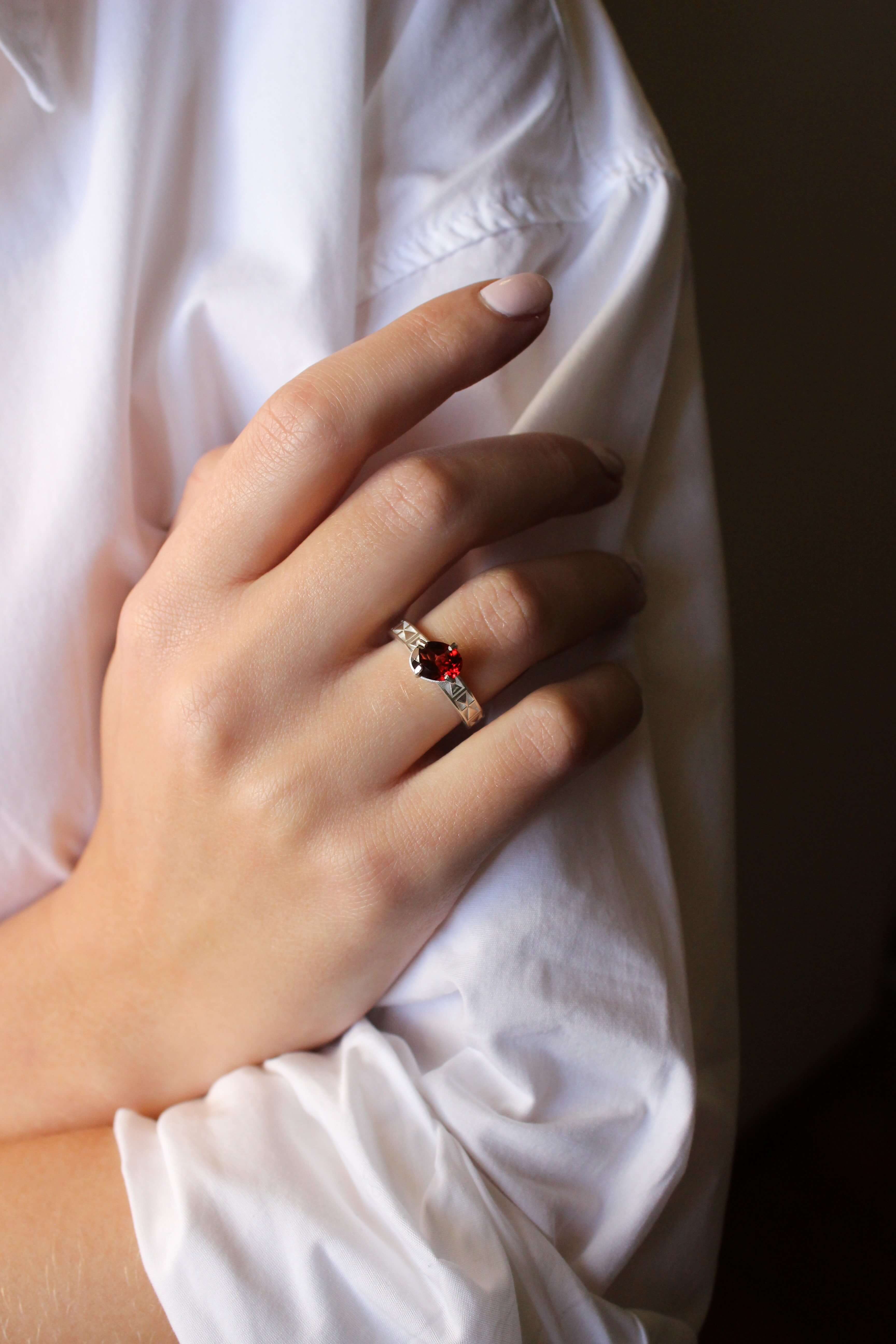 Anello Anamorfosi Argento 1