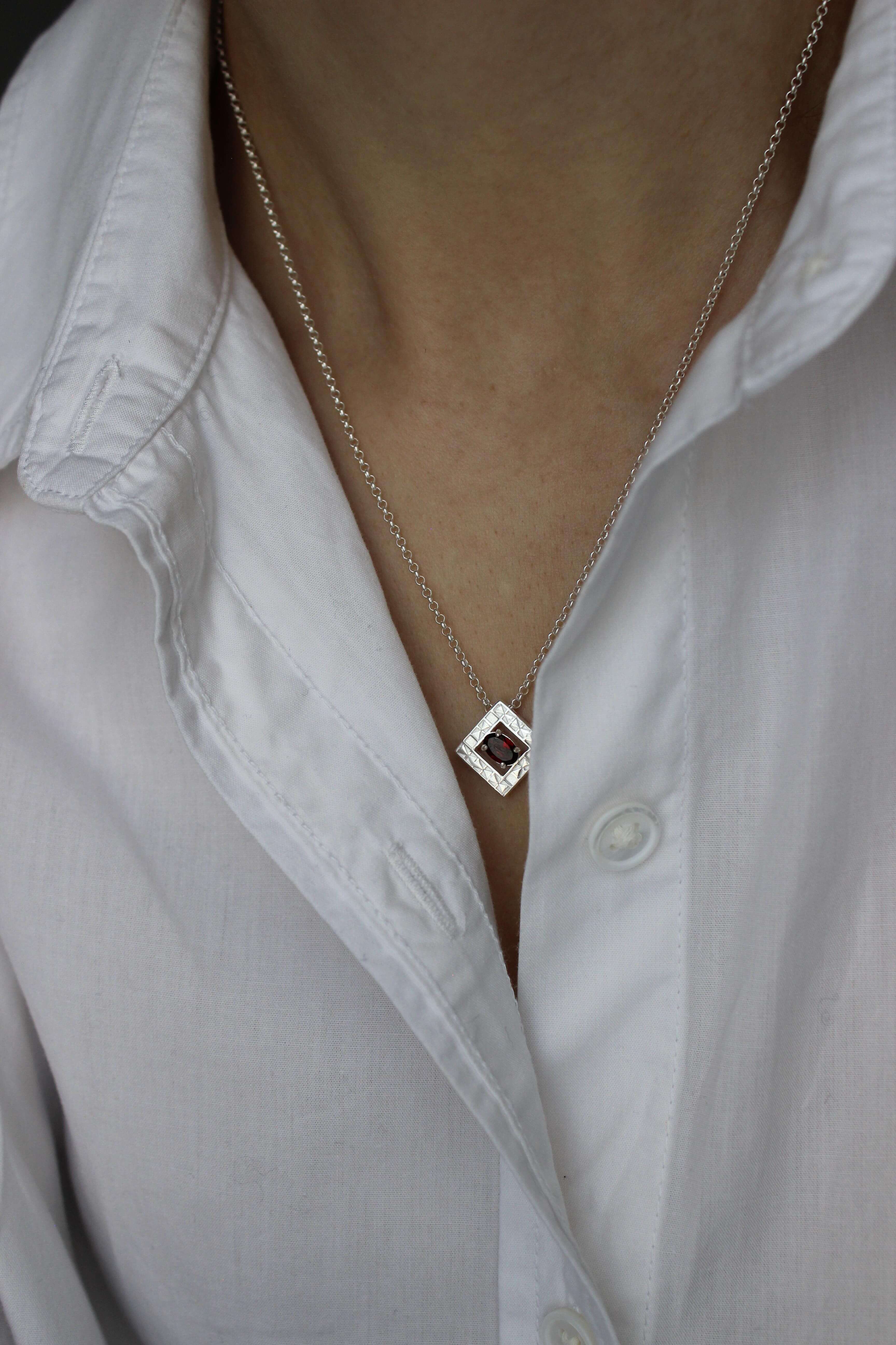 Collana Anamorfosi Argento 2