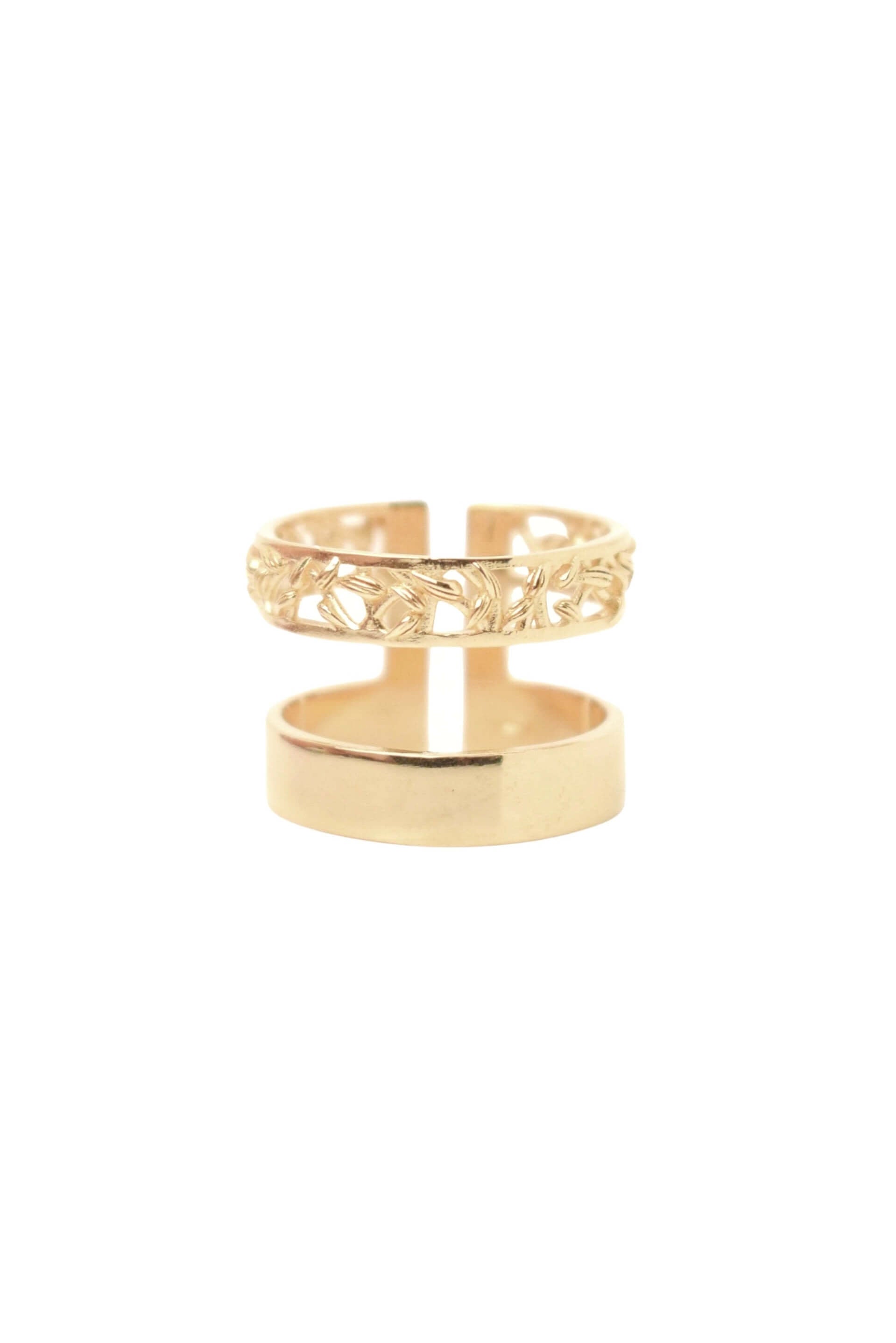 Anello "Metamorfosi" Argento placcato oro 1