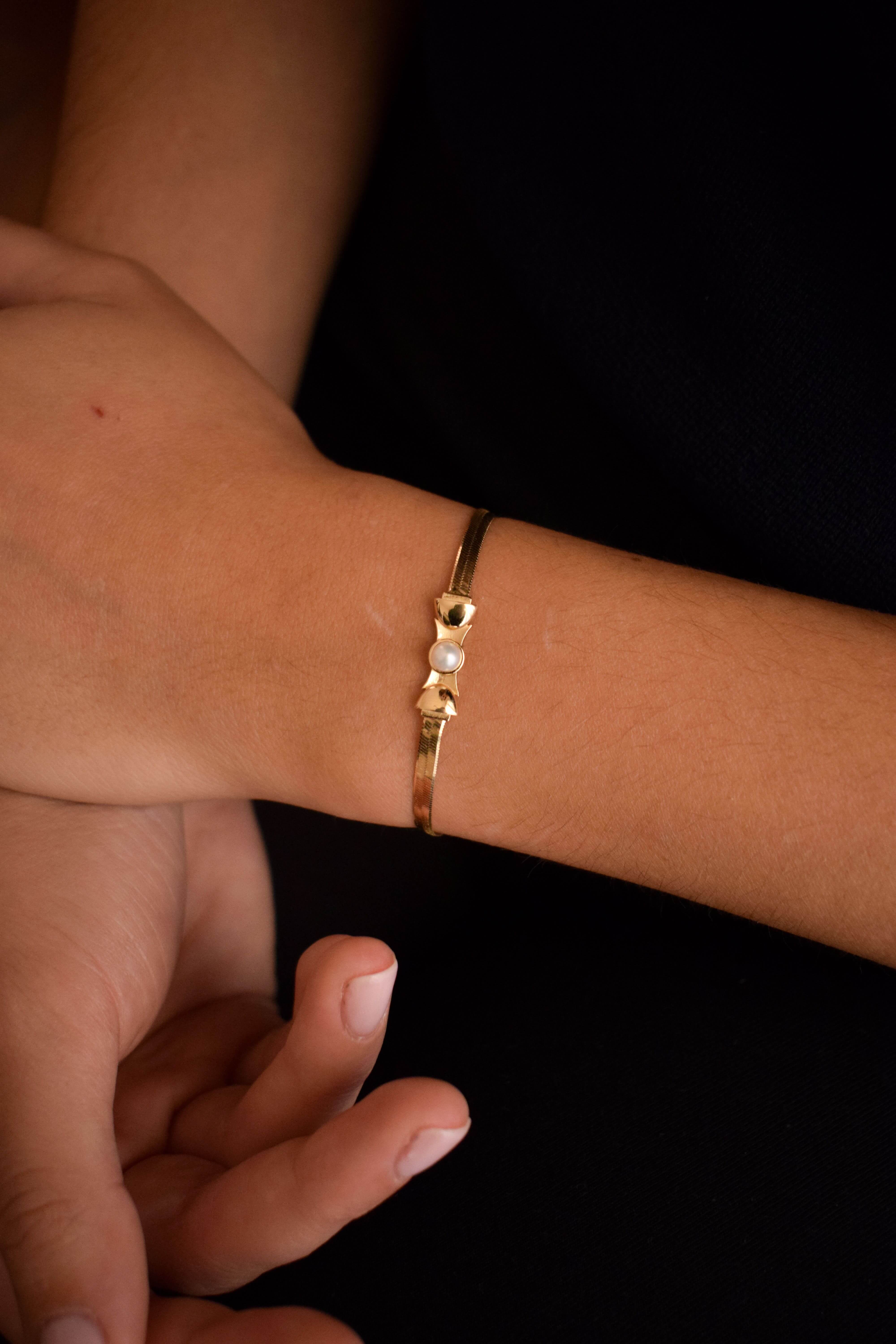 Bracciale Venere Argento placcato oro 2