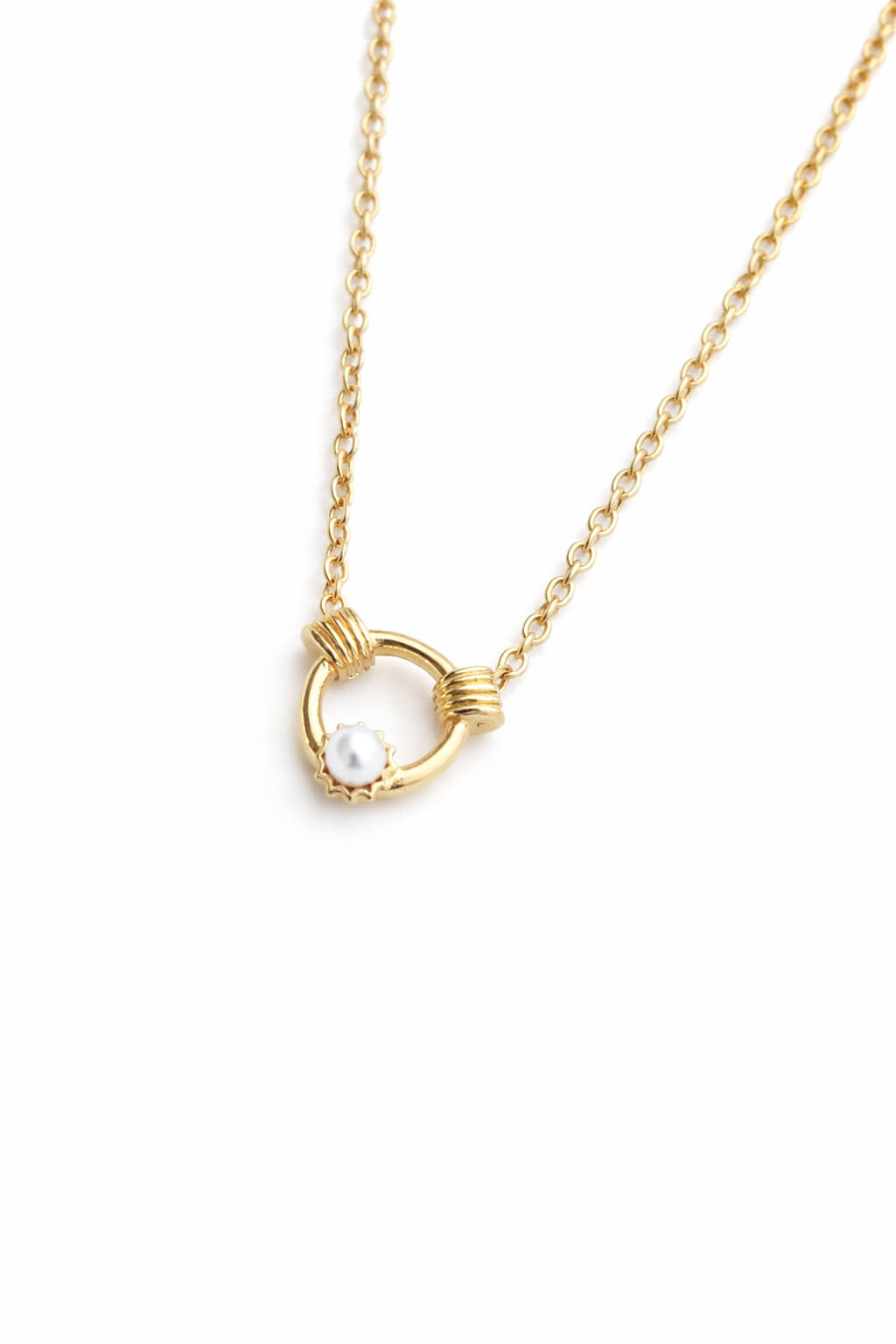 Collana Venere Argento placcato oro 1