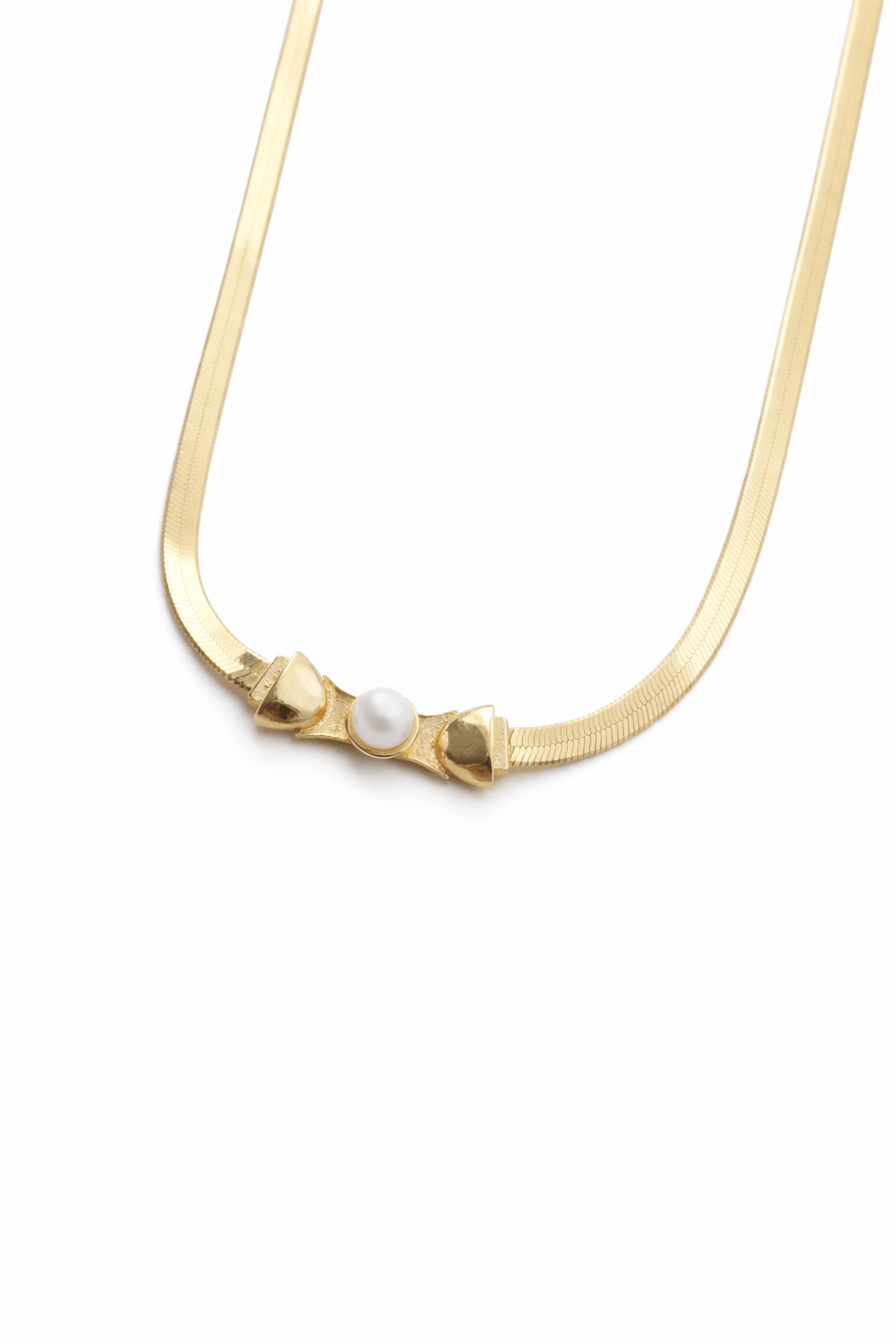 Collana Venere (ancora) Argento placcato oro 1