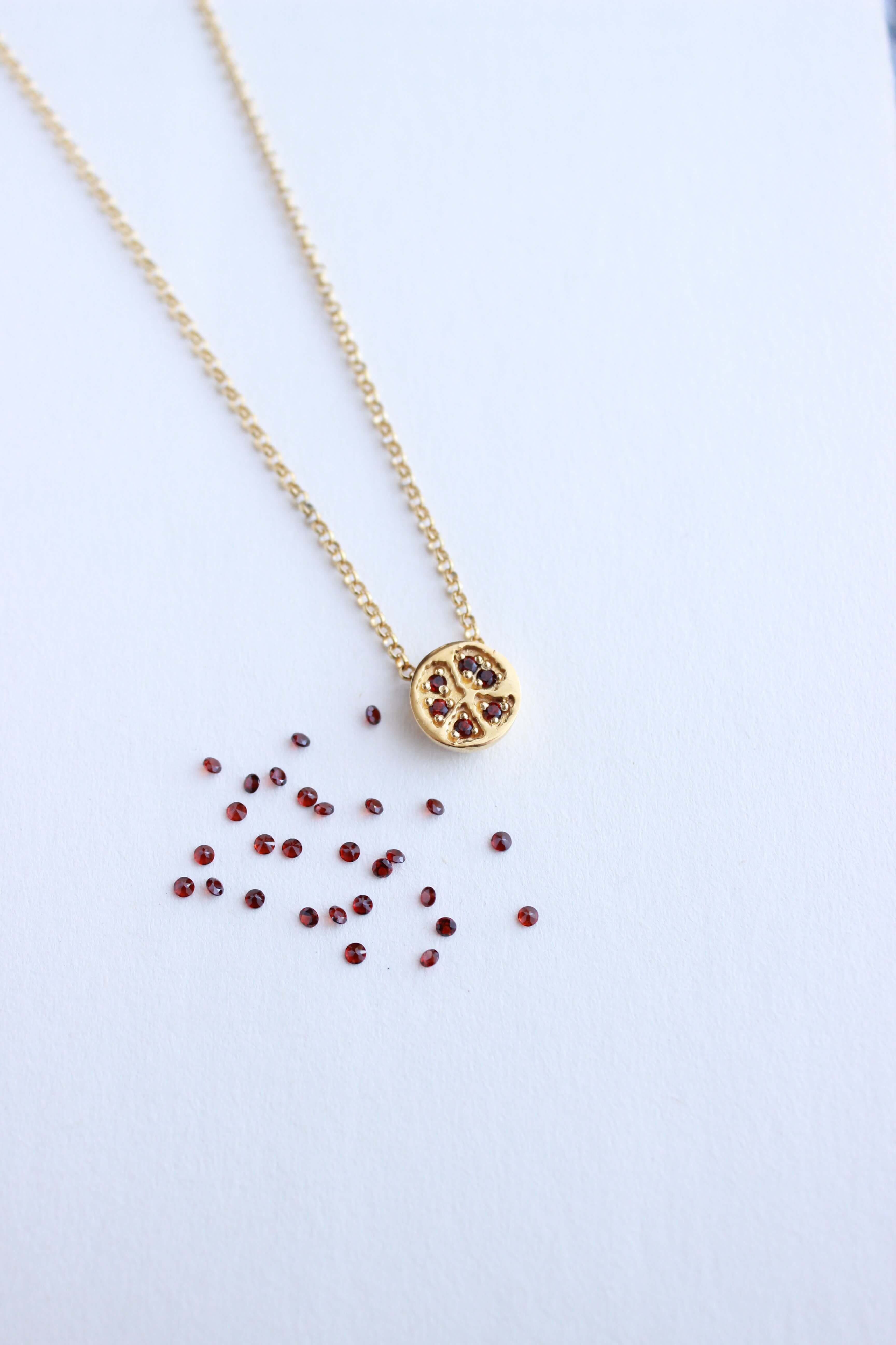 Collana Persefone Argento placcato oro 3