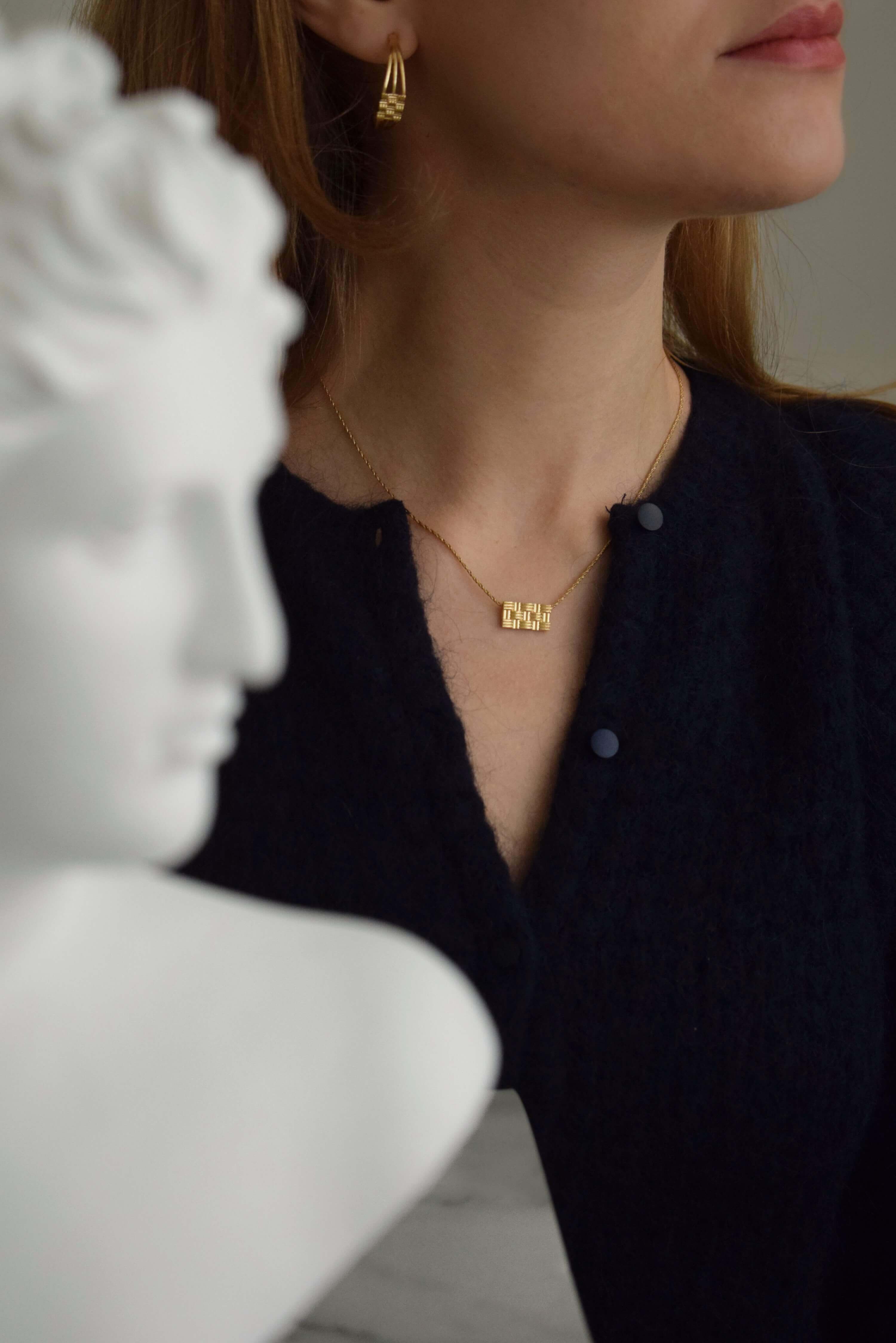Collana "Penelope" Argento placcato oro 3