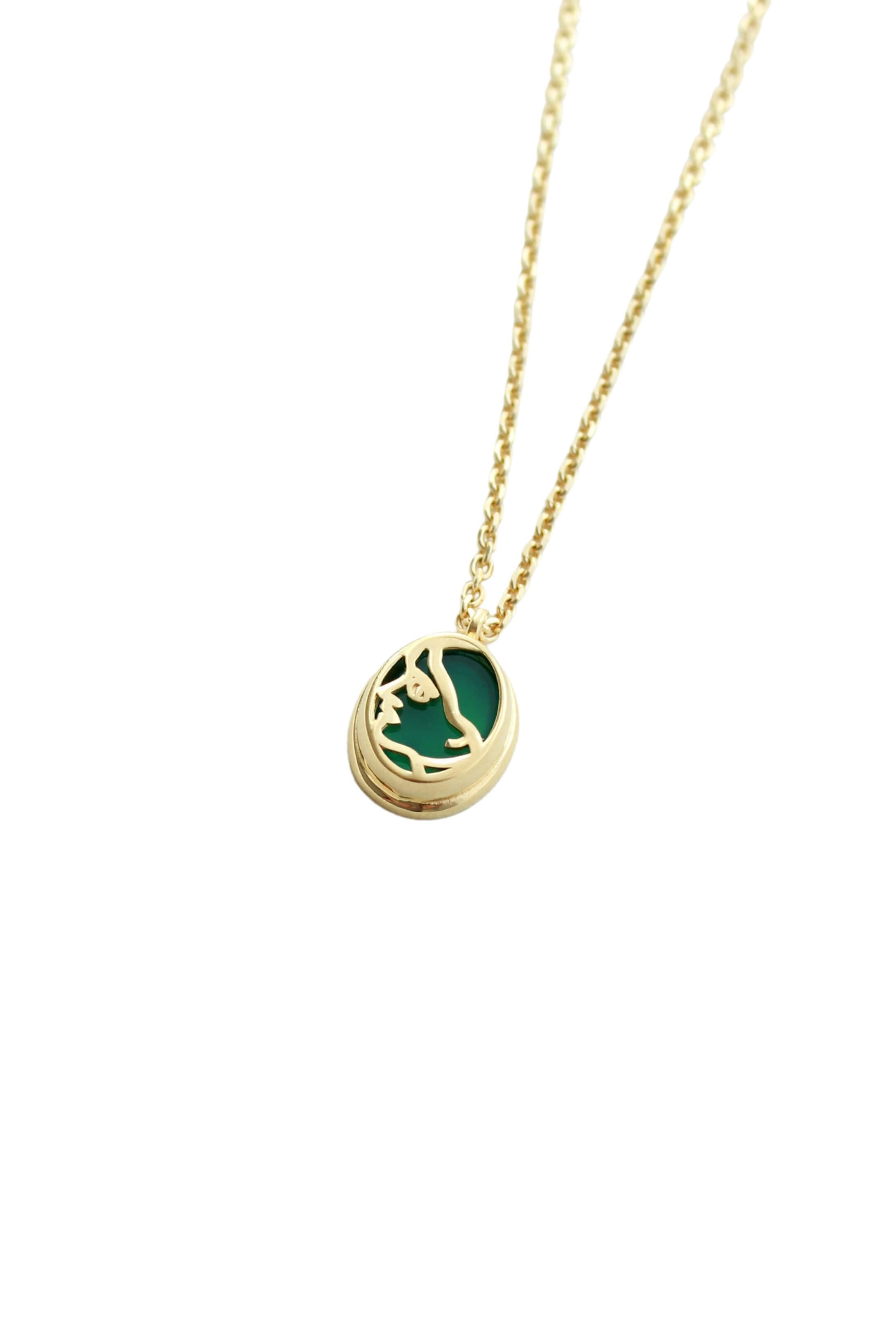 Collana "Circe" Argento placcato oro 1