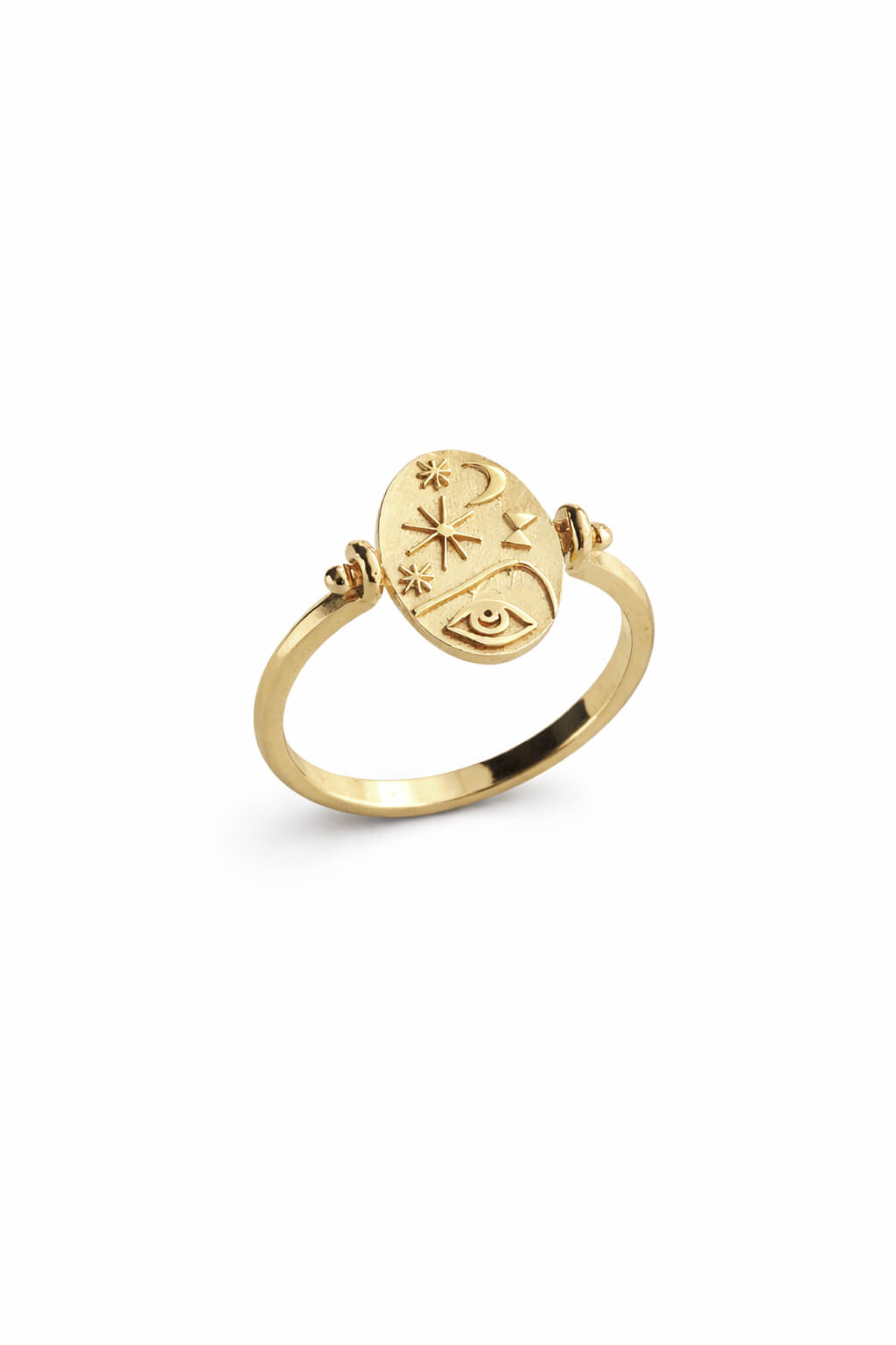 Anello Costellazioni reversibile Argento placcato oro 1