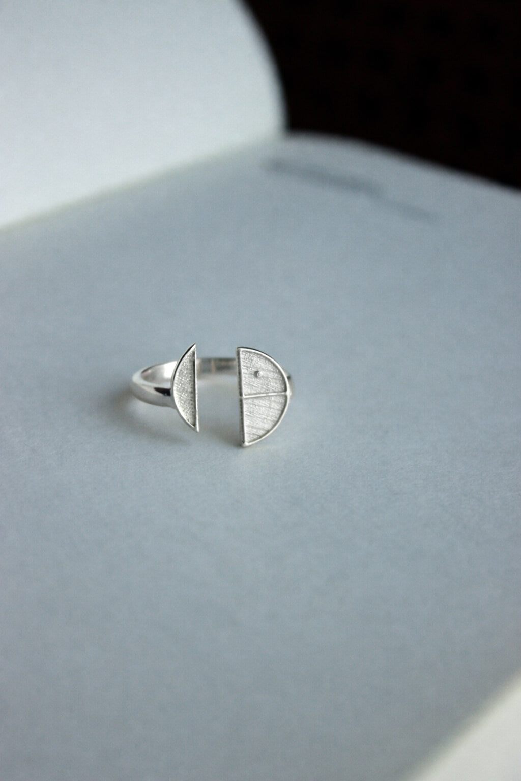 Anello Verso l'Alto Argento 3