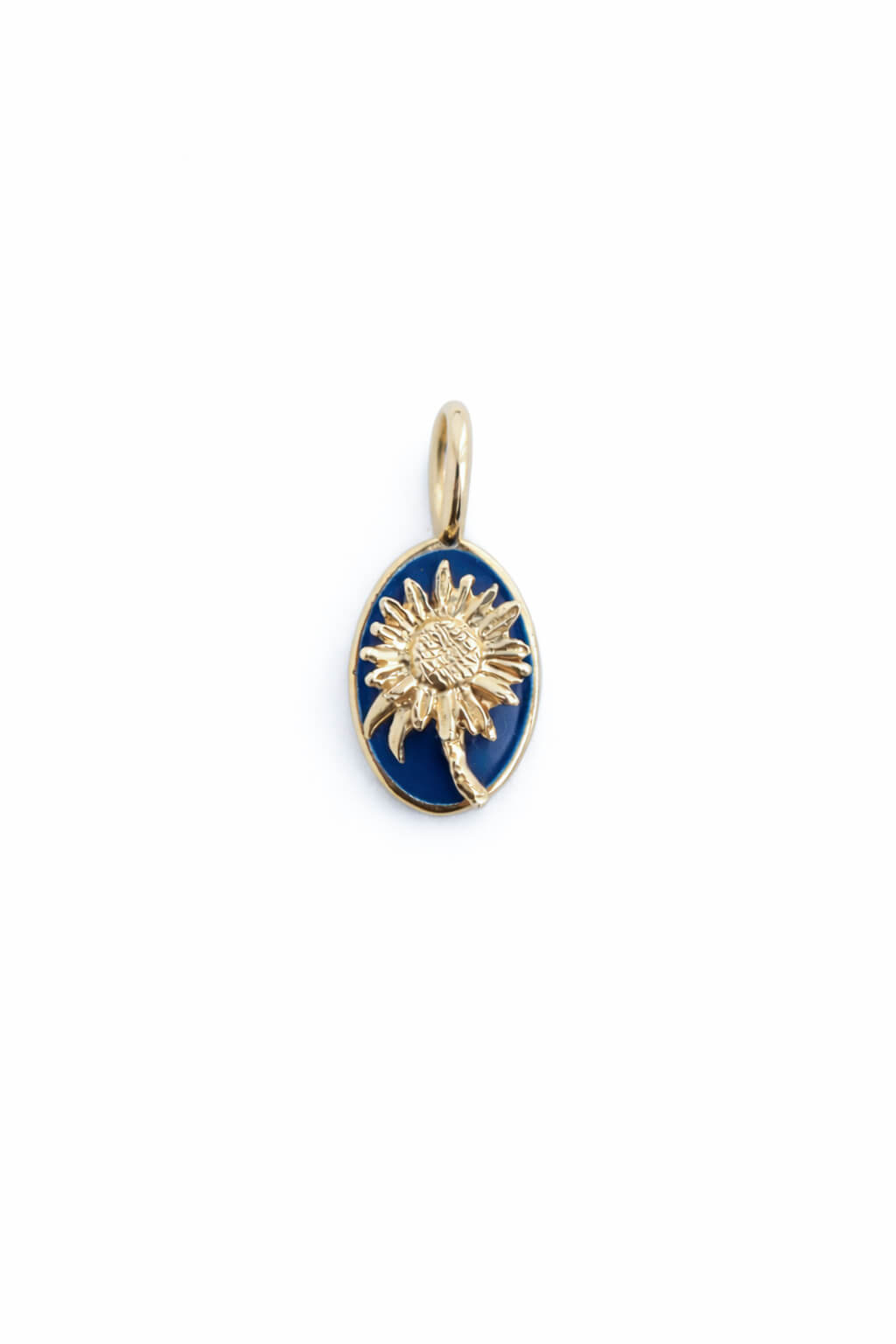 Memoria di un girasole Argento placcato oro 1