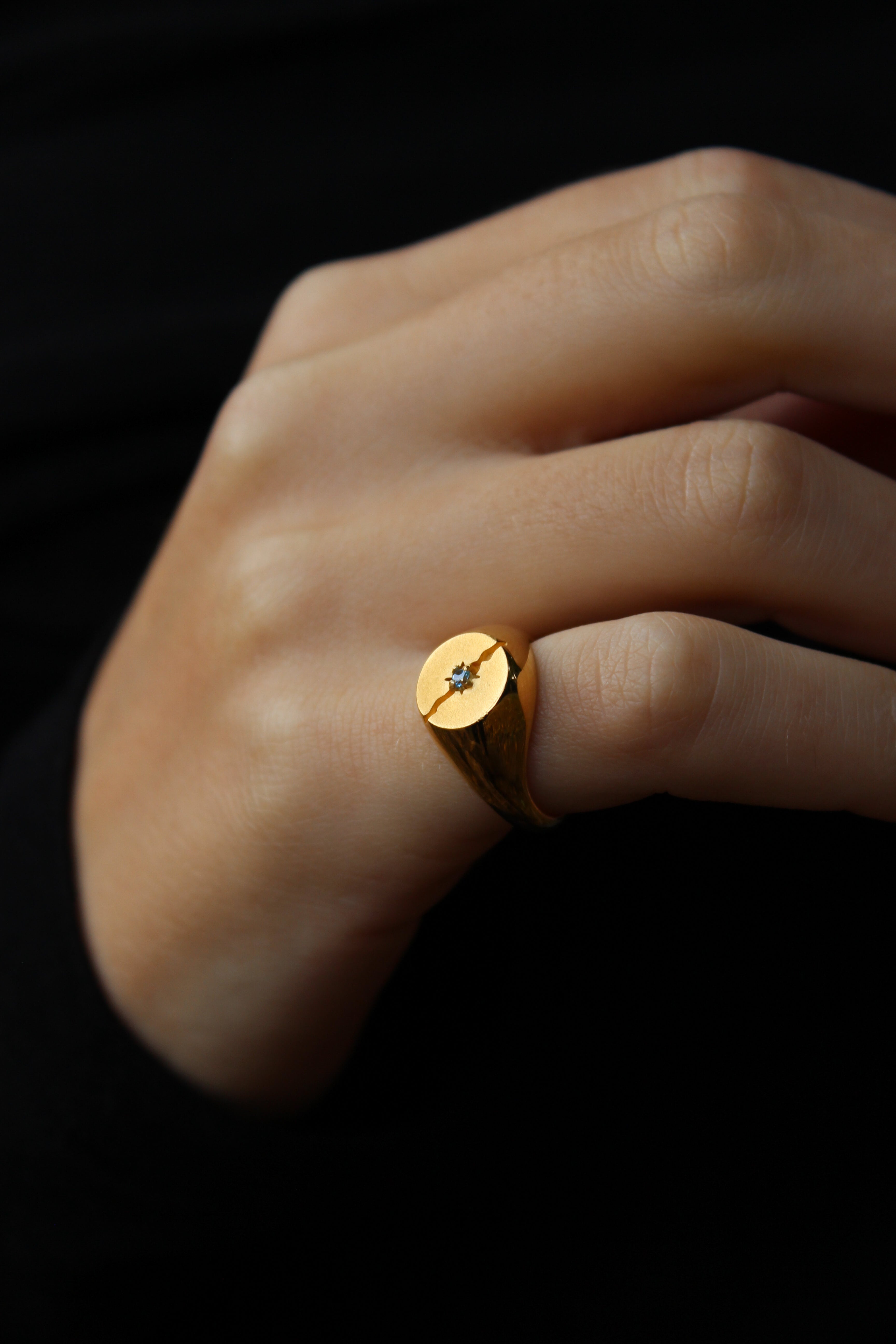 Anello Nuovo Spiraglio Argento placcato oro 2