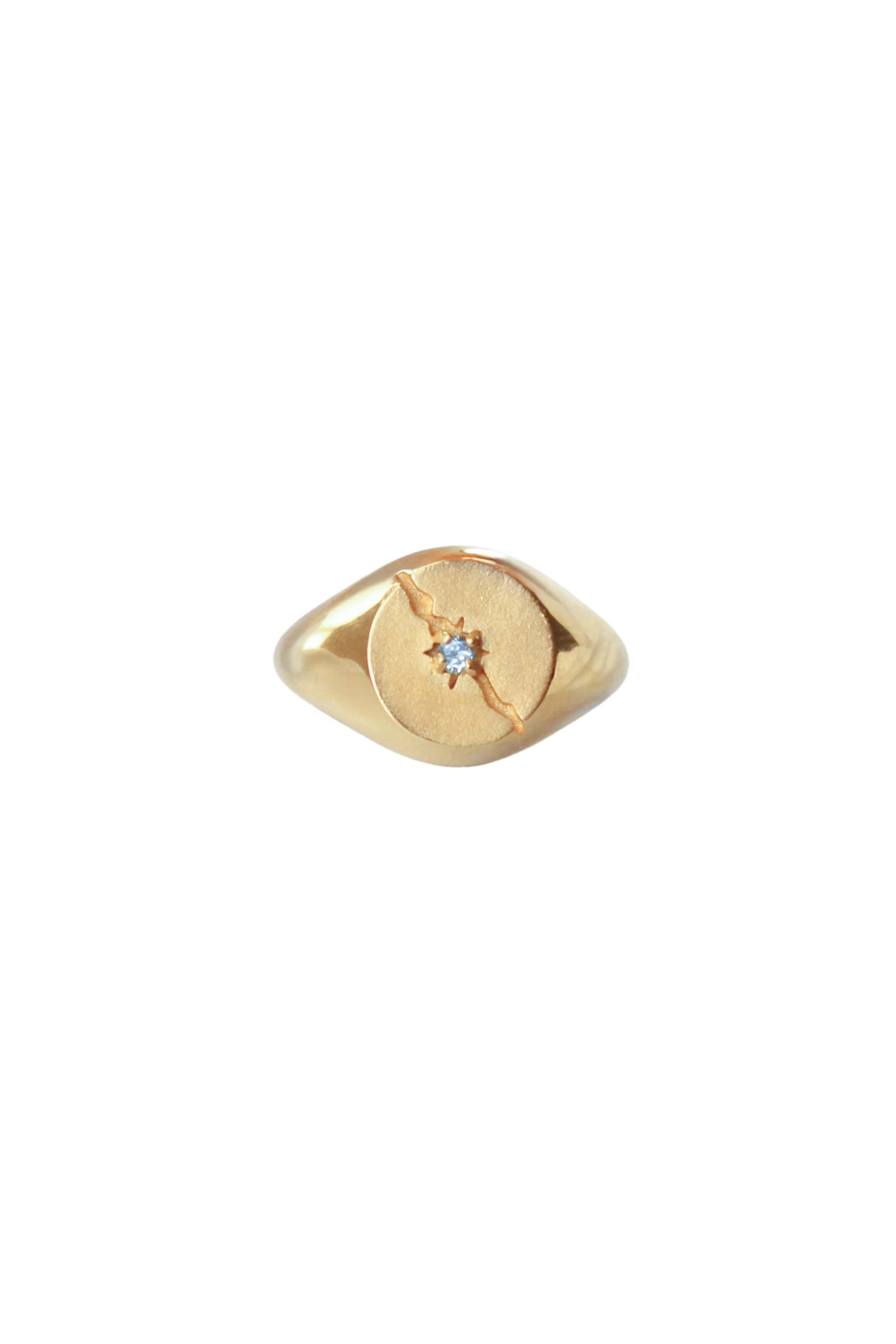Anello Nuovo Spiraglio Argento placcato oro 3