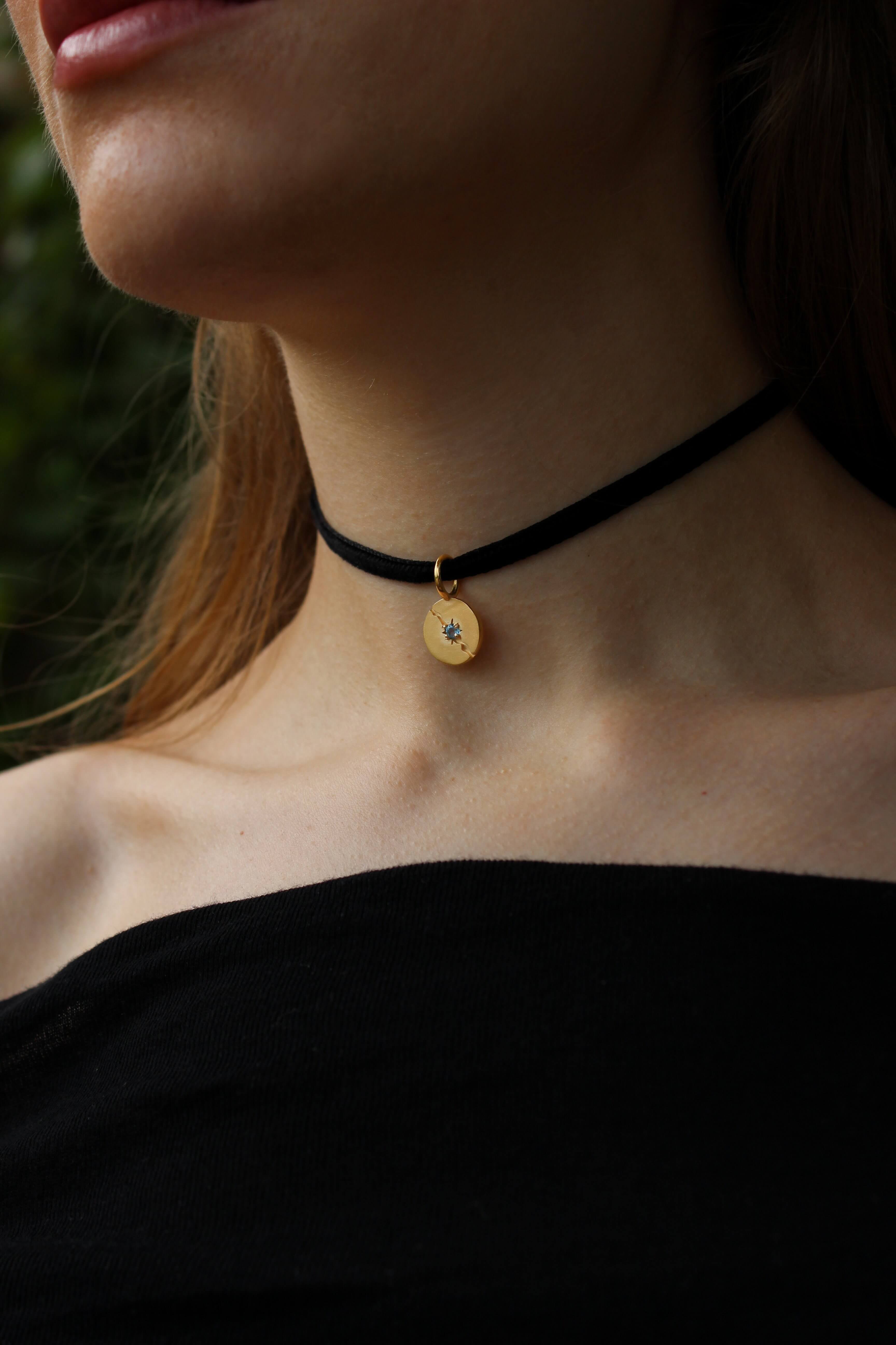 Ciondolo Nuovo spiraglio Argento placcato oro 3
