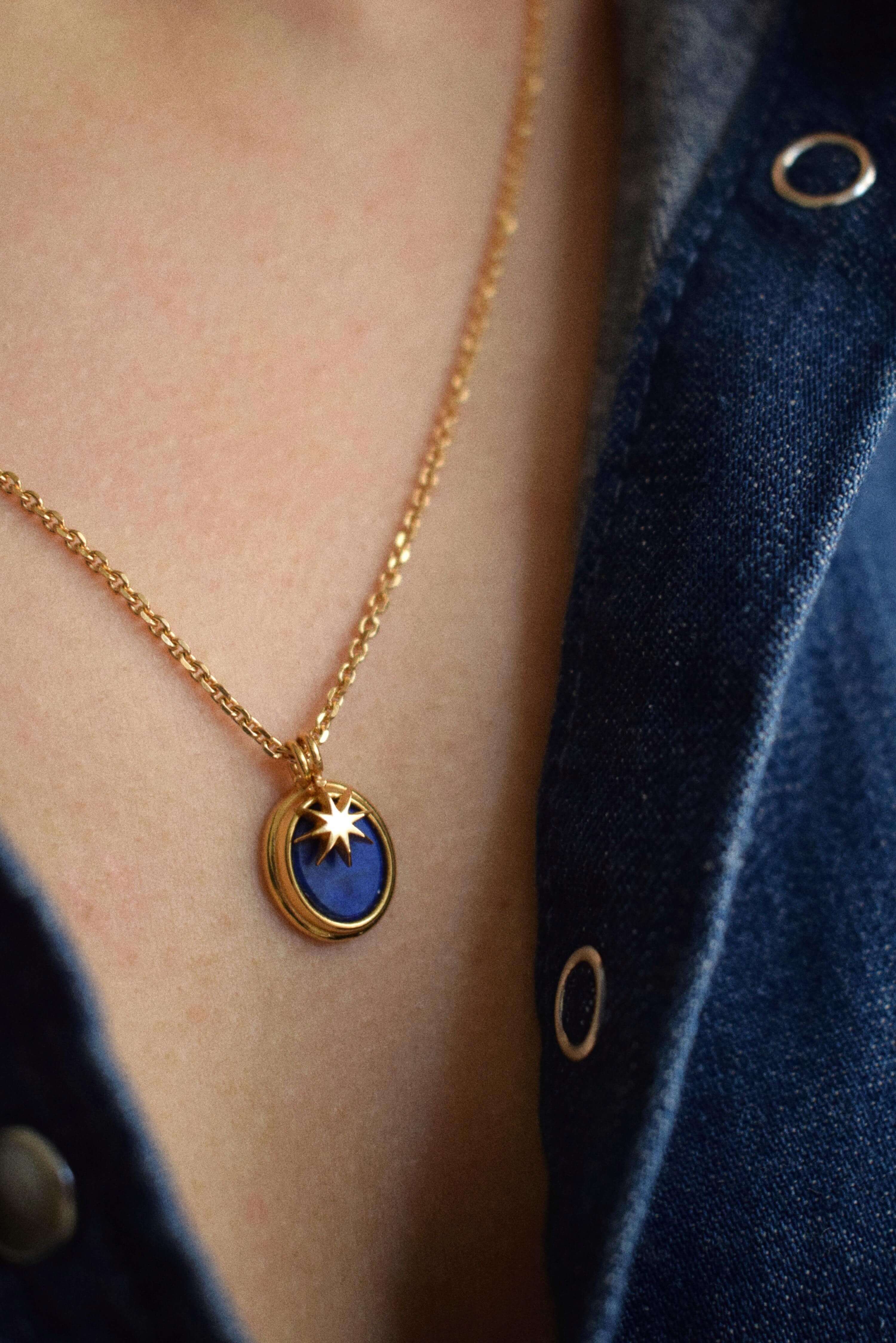 Collana "E quindi uscimmo a riveder le stelle" Argento placcato oro 2