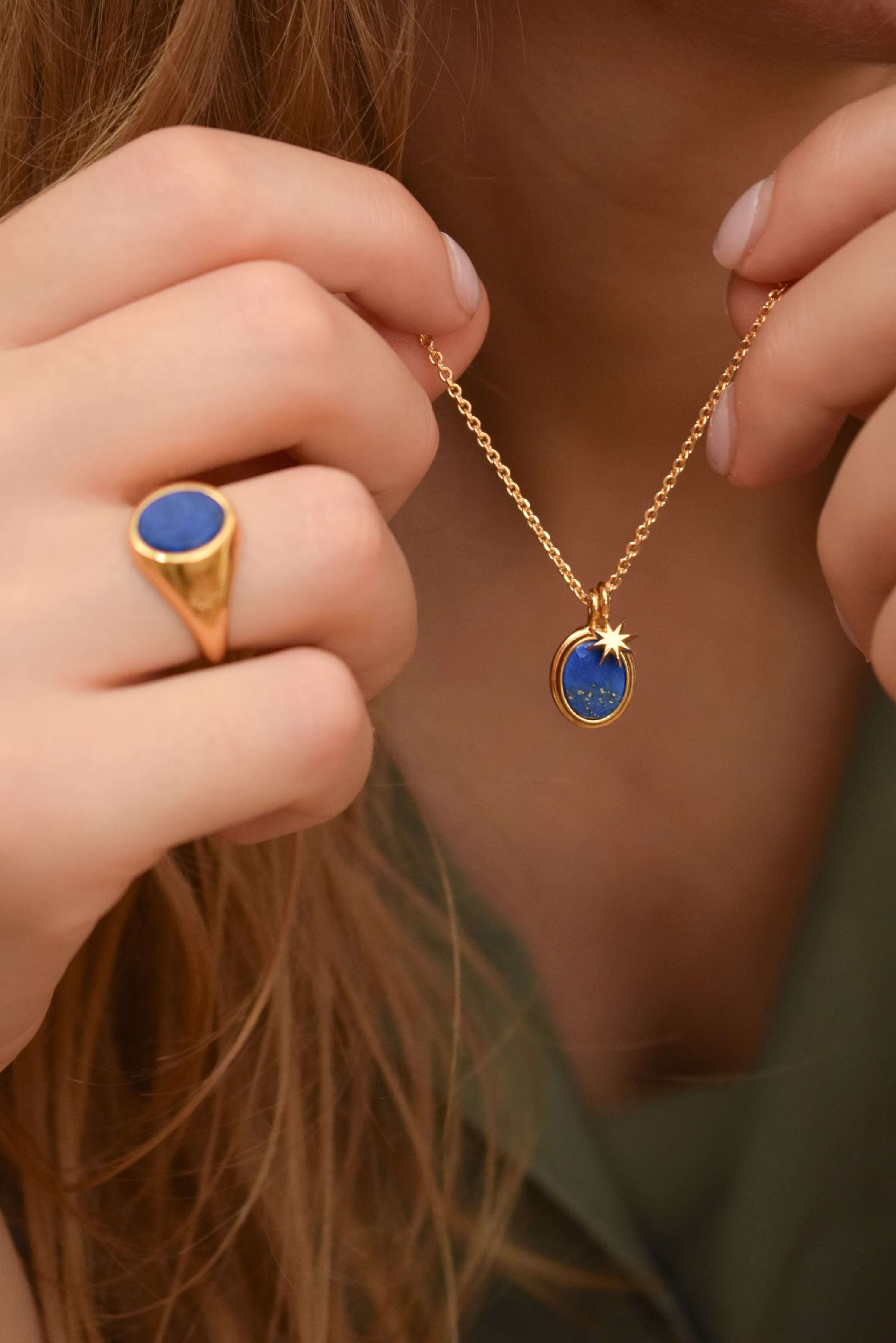 Collana "E quindi uscimmo a riveder le stelle" Argento placcato oro 3