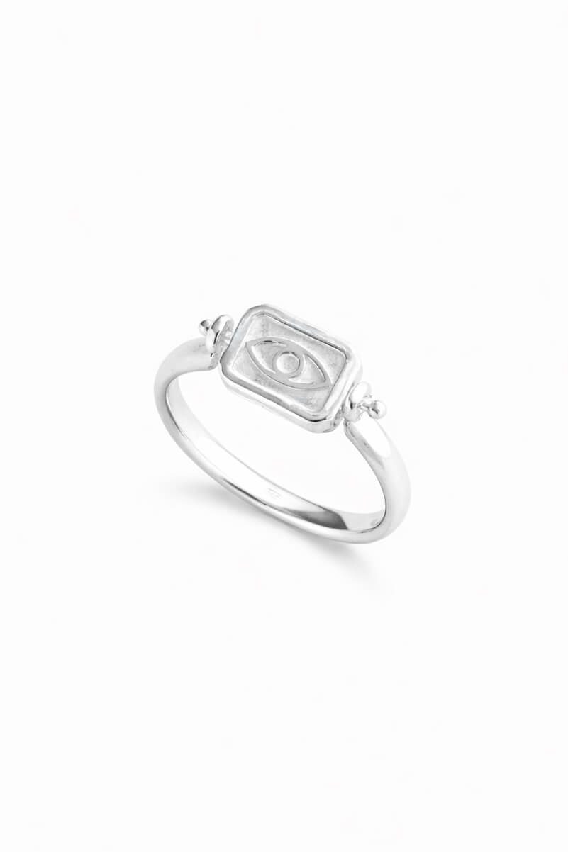 Anello Reversibile "Ceci n'est pas un oeil" Argento 2