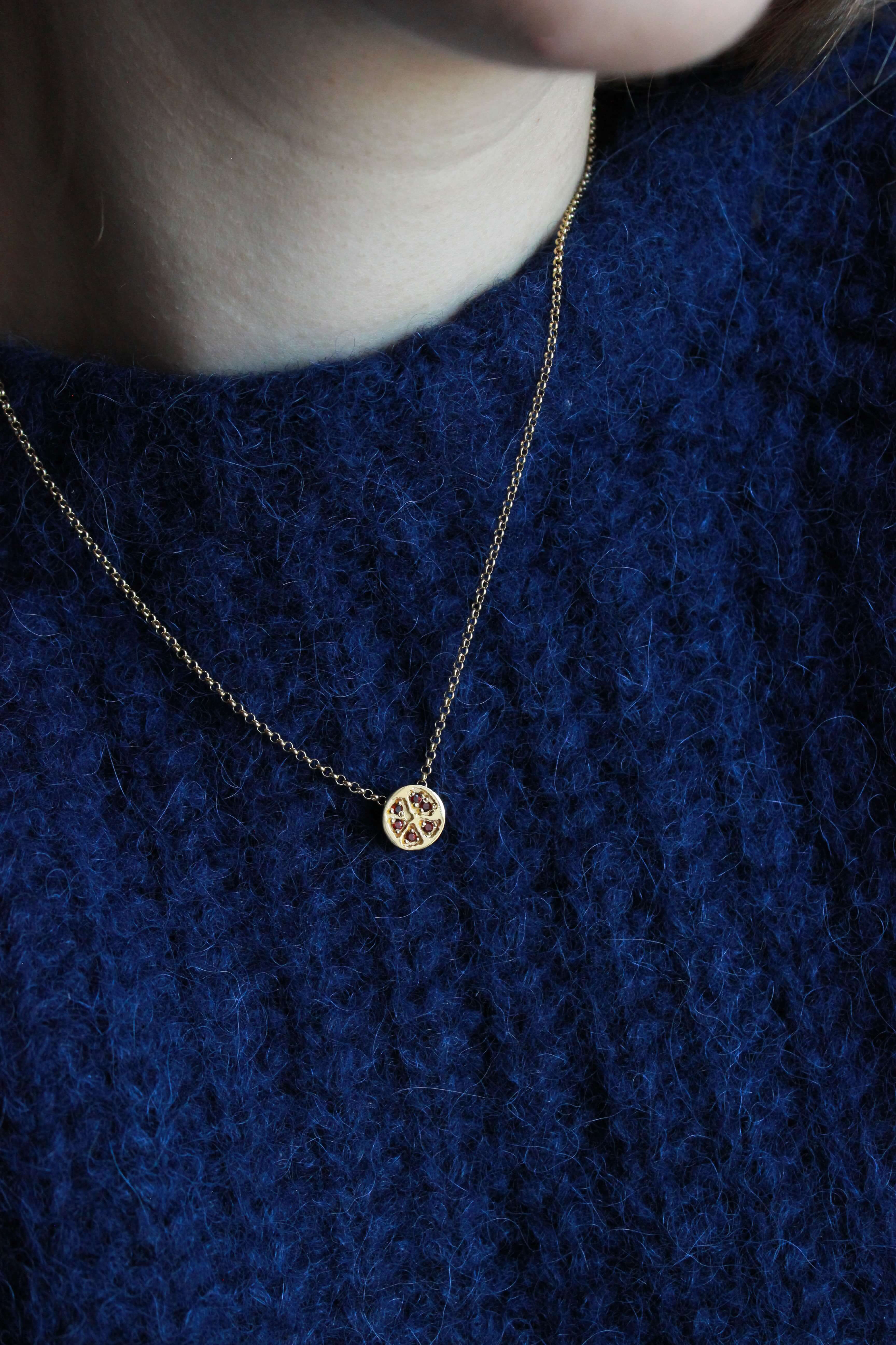 Collana Persefone Argento placcato oro 2