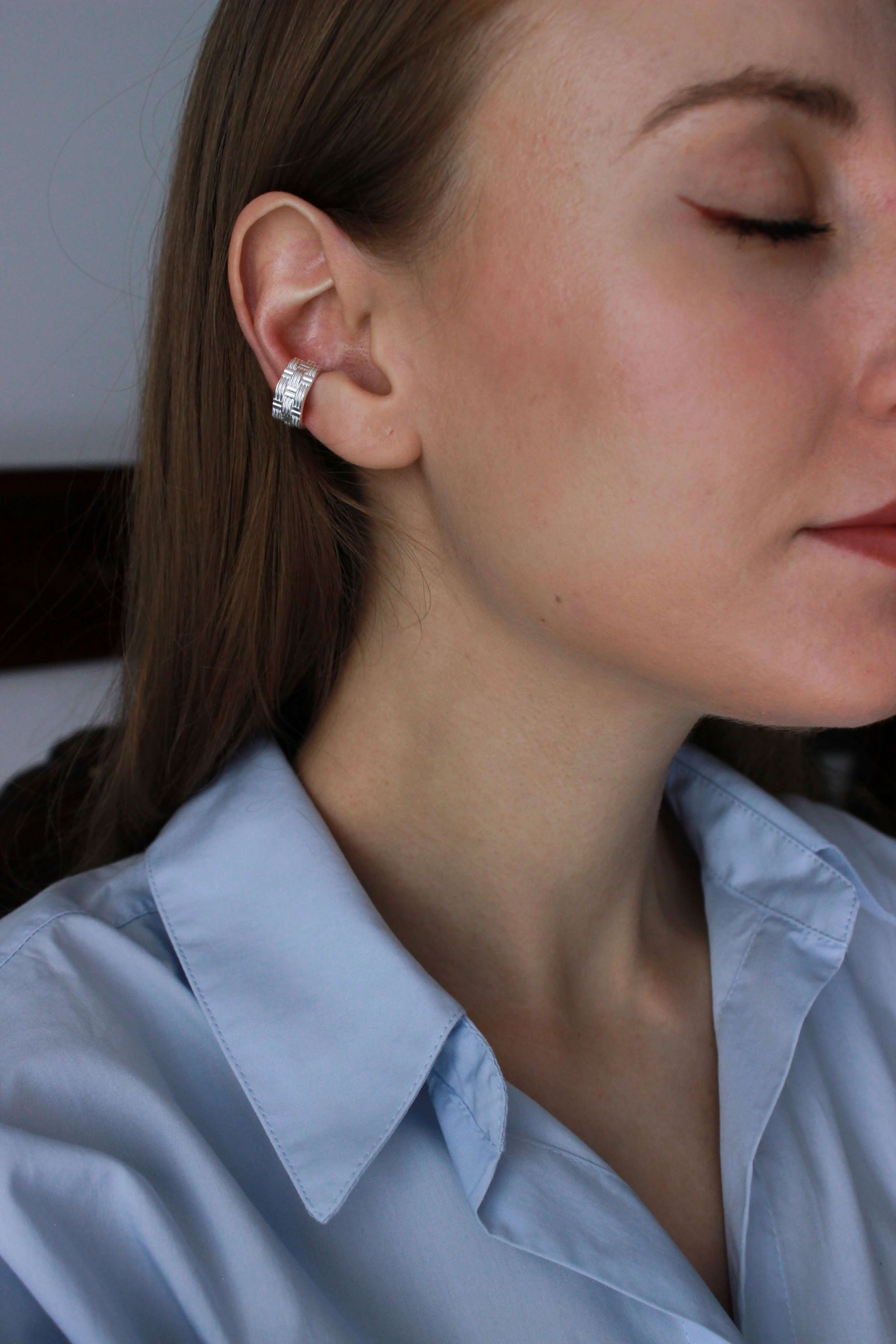 Ear cuff Penelope Argento 2
