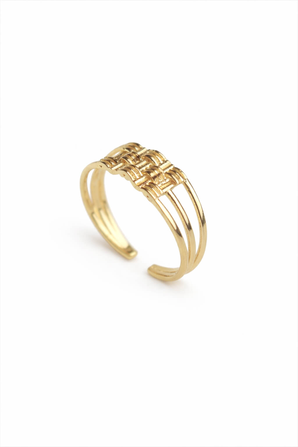 Anello "Penelope" Argento placcato oro 2
