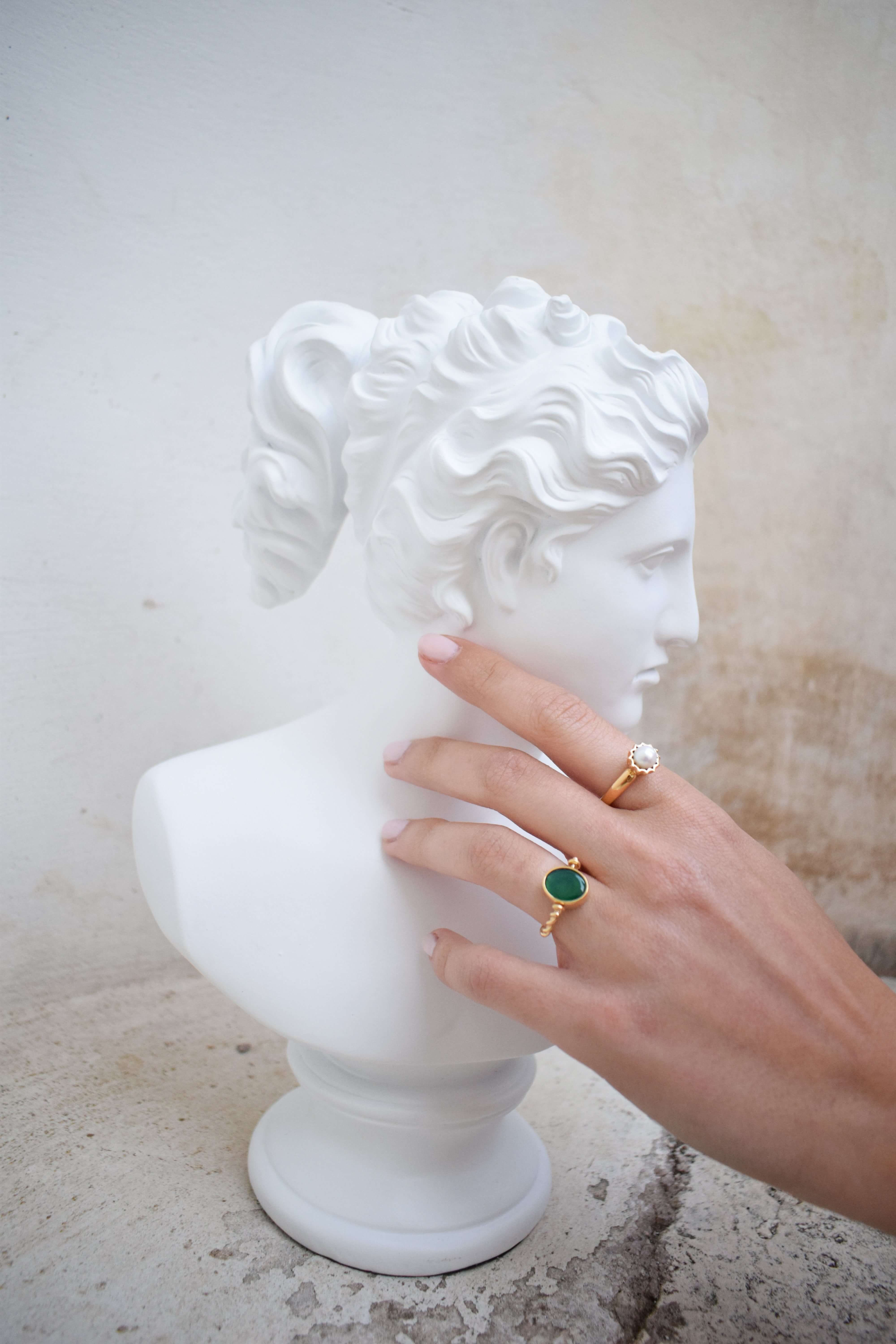 Anello Reversibile "Circe" Argento placcato oro 3