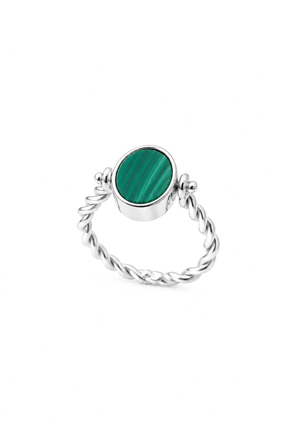Anello Circe malachite