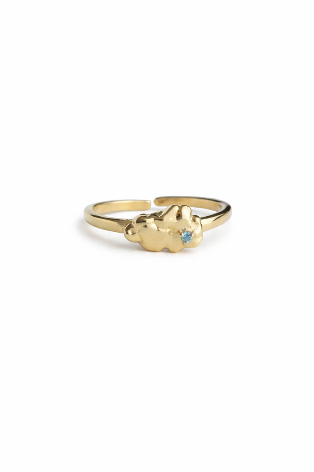 Anello Nûlêye Argento placcato oro 5