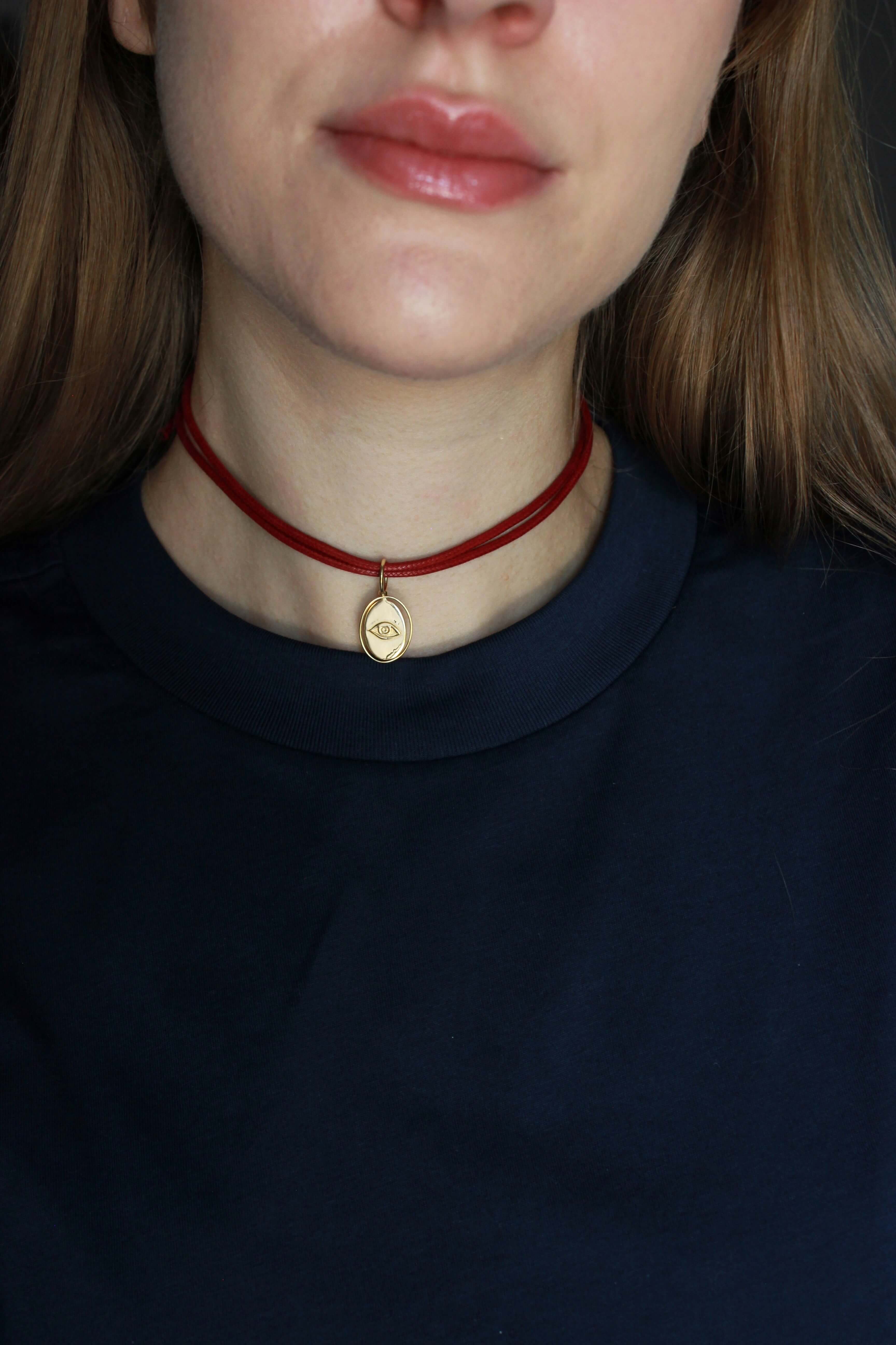 Ciondolo Costellazioni Reversibile Argento placcato oro 4