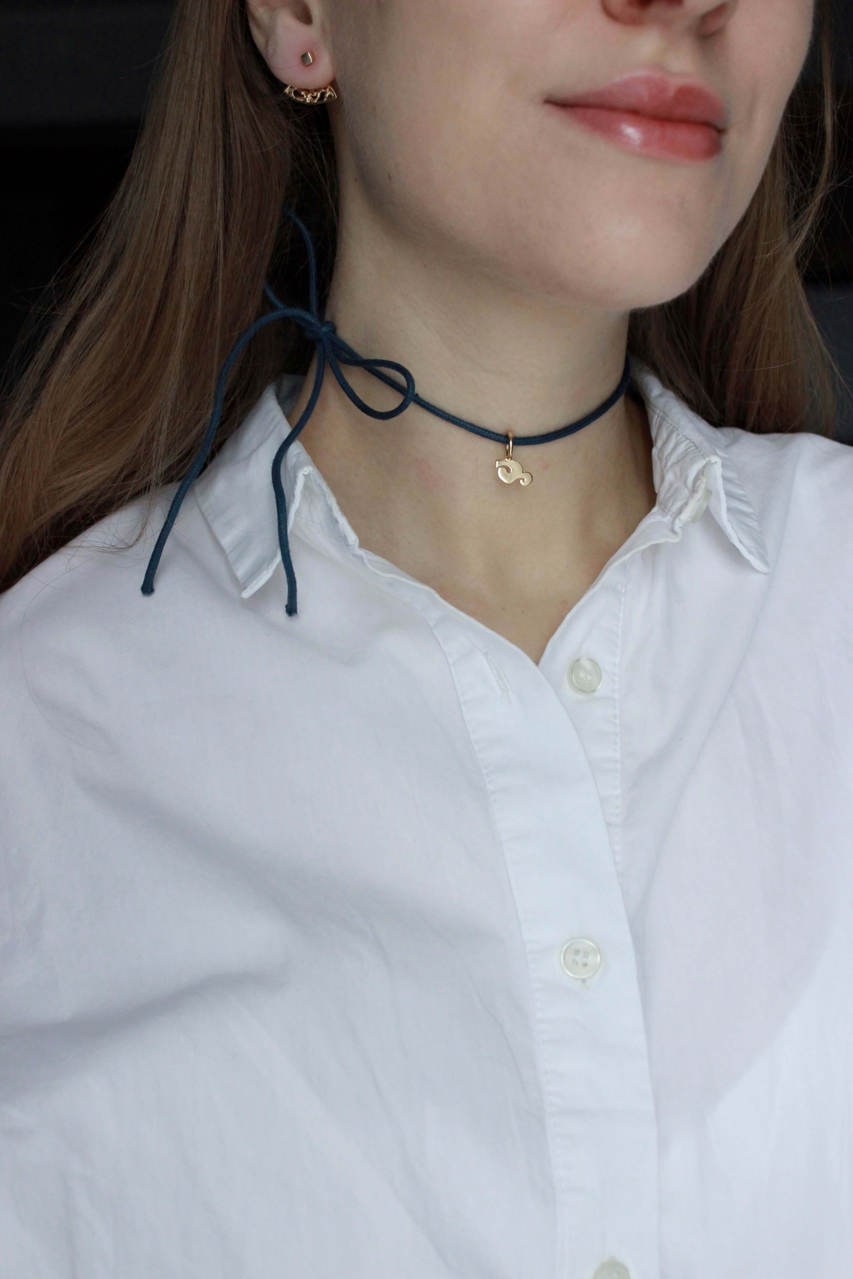 Cordino blu chiaro Argento 2