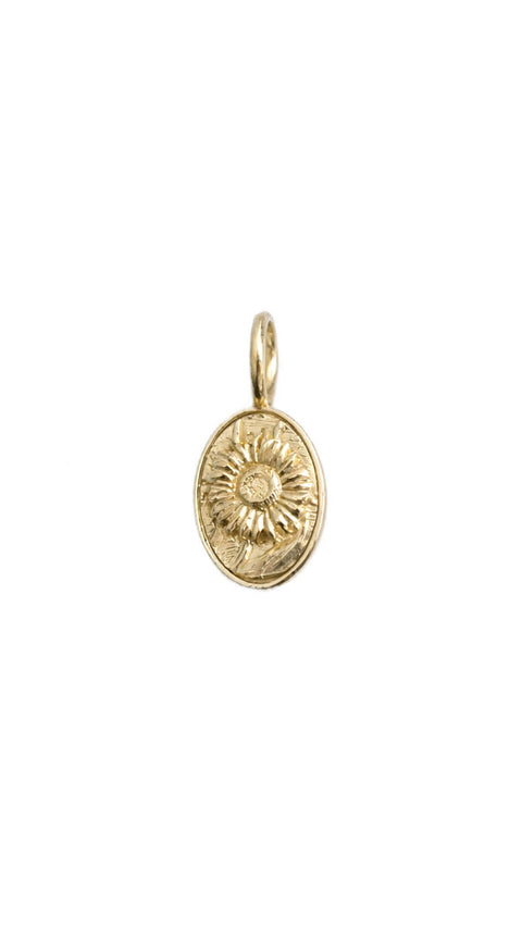 Ciondolo Il Girasole Argento placcato oro 1