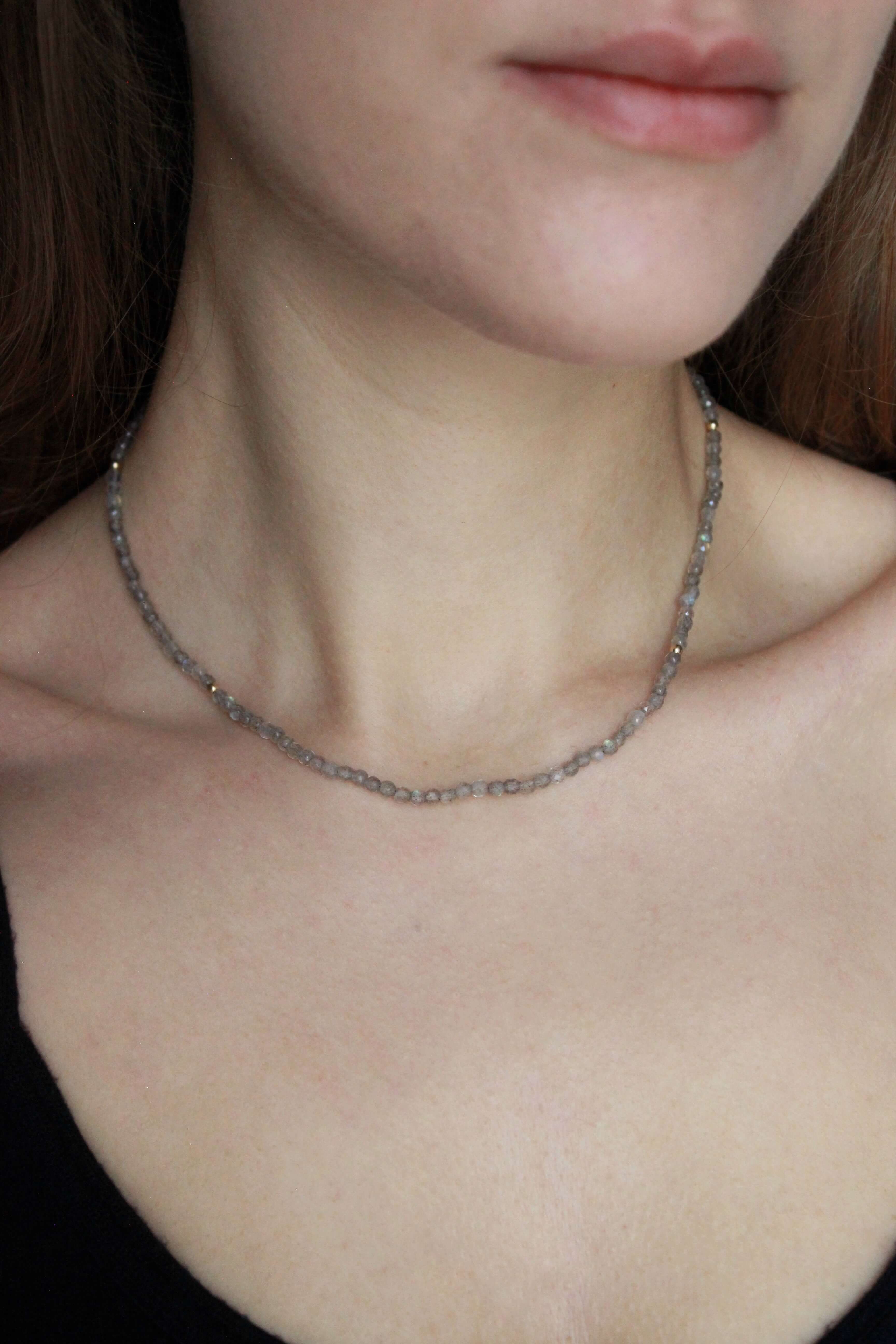 Collana Impressionismo Argento placcato oro 2