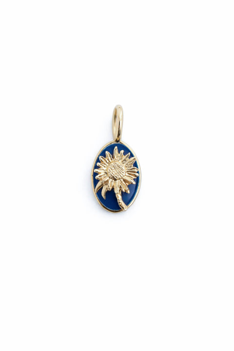 Memoria di un girasole Argento placcato oro 1