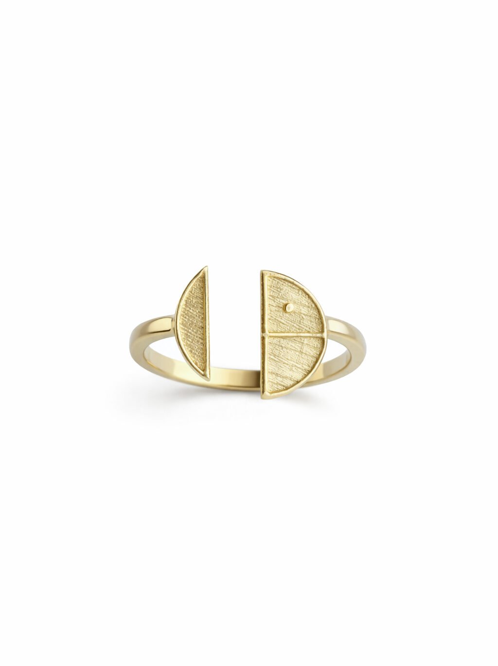 Anello verso alto oro