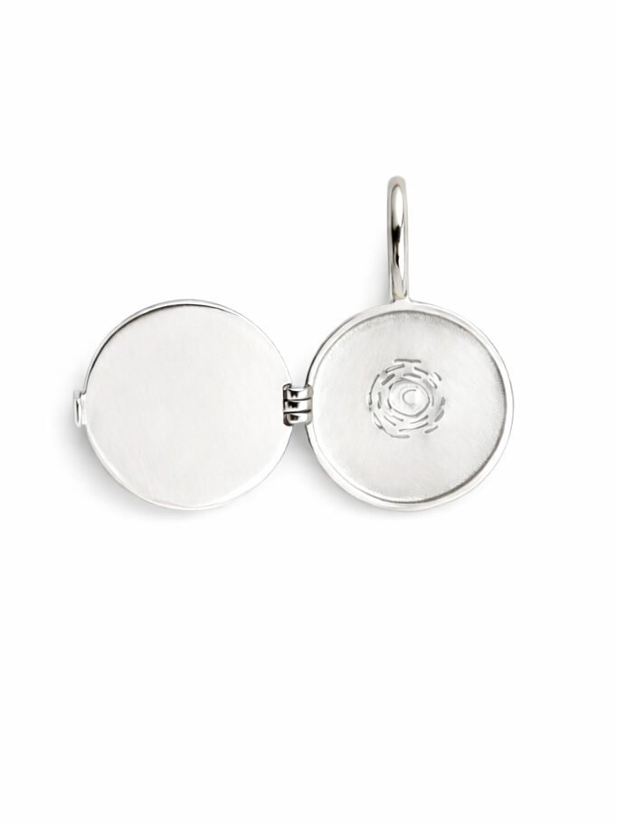 Ciondolo notte stellata argento aperto