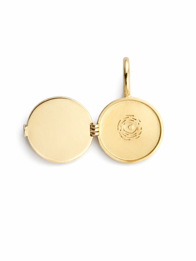 Ciondolo notte stellata oro aperto