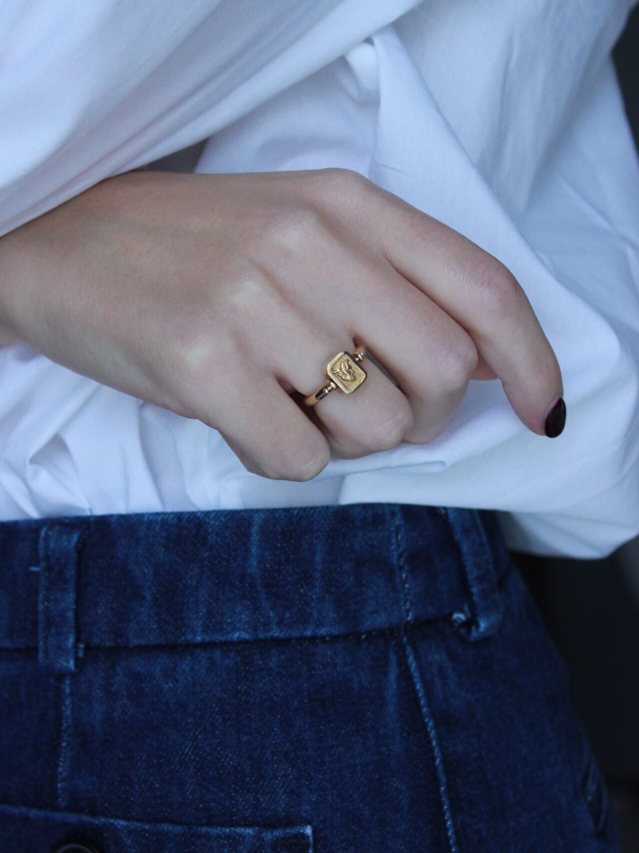 Anello viva la vida indossato cuoreù